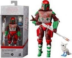 STAR WARS -  MANDALORIAN WARRIOR (HOLIDAY EDITION) FIGURE (6 INCH) -  THE BLACK SERIES