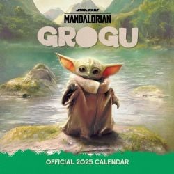 STAR WARS -  OFFICIAL 2025 CALENDAR - GROGU -  THE MANDALORIAN