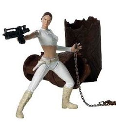 STAR WARS -  PADME AMIDALA ARENA ESCAPE - EPISODE 2 - 2002 (4 INCH) -  ATTACK OF THE CLONES