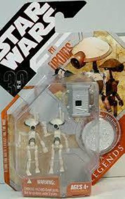 STAR WARS -  PIT DROIDS WITH COLLECTOR COIN -  30 ANNIVERSARY SAGA LEGENDS