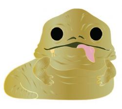 STAR WARS -  POP! PIN VINYL ENAMEL PIN OF JABBA THE HUTT 14