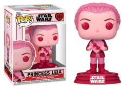 STAR WARS -  POP! VINYL BOBBLE-HEAD OF PRINCESS LEIA (4 INCH) -  POP! VALENTINE 589