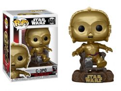 STAR WARS -  POP! VINYL FIGURE OF C-3PO IN CHAIR (4 INCH) 609