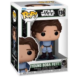 STAR WARS -  POP! VINYL FIGURE OF YOUNG BOBA FETT (4 INCH) -  FETT LEGACY 736