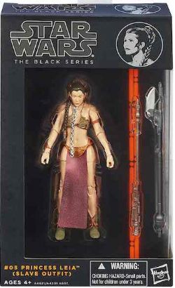 STAR WARS -  PRINCESS LEIA (SLAVE OUTFIT) FIGURE (6 INCH) -  THE BLACK SERIES 05