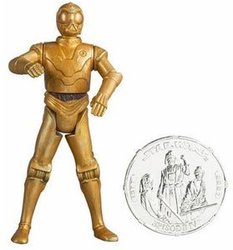 STAR WARS -  RA-7 FIGURINE WITH COLLECTOR COIN (FAN'S CHOICE) -  30TH ANNIVERSARY