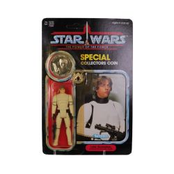 STAR WARS -  RARE !! LUKE SKYWALKER STORMTROOPER 92  BACK STAR WARS POTF 1984 KENNER UNPUNCHED -  THE POWER OF THE FORVE