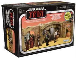 STAR WARS -  RETURN OF THE JEDI - JABBA'S PALACE WITH HAN SOLO (CARBONITE) AND REE YEES FIGURINES (3.75
