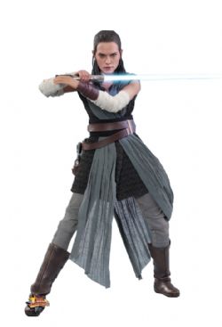 STAR WARS -  REY (JEDI TRAINING) FIGURE - 1/6 -  HOT TOYS