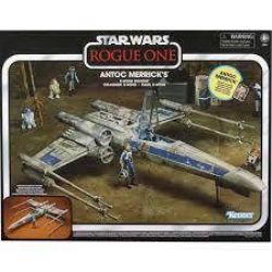 STAR WARS -  ROGUE ONE - ANTOC MERRICK'S X-WING FIGHTER VEHICLE WITH FIGURINE -  THE VINTAGE COLLECTION