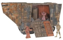 STAR WARS -  SANDCRAWLER PREVIEW EXCLUSIVE INCLUDES RA-7 AND 2 JAWAS FIGURINES -  THE ORIGINAL TRILOGY COLLECTION