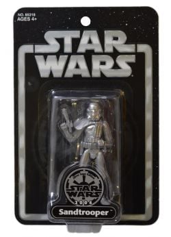 STAR WARS -  SANDTROOPER SILVER ANNIVERSARY FIGURINE (3.75