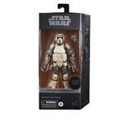 STAR WARS -  SCOUT TROOPER (CARBONIZED) FIGURE (6 INCH) -  THE BLACK SERIES