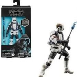 STAR WARS -  SCOUT TROOPER FIGURE (6 INCH) (GAMESTOP EXCLUSIVE) -  THE BLACK SERIES