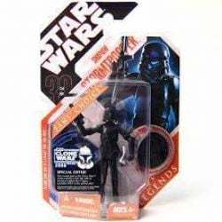 STAR WARS -  SHADOW STORMTROOPER FIGURINE WITH COLLECTOR COIN (FAN'S CHOICE) -  30TH ANNIVERSARY