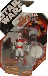 STAR WARS -  SHOCK TROOPER FIGURINE WITH COLLECTOR COIN -  30TH ANNIVERSARY