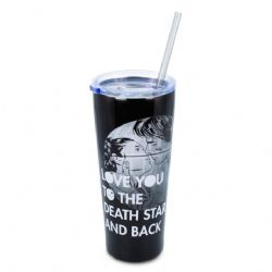 STAR WARS -  STAINLESS STEEL TUMBLER WITH STRAW (22 OZ)