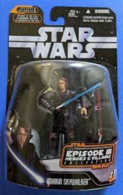 STAR WARS -  STAR WARS ANAKIN SKYWALKER #02 EPISODE III HEROES & VILLAINS COLLECTION 2006 CANADIAN CARD 2 -  THE SAGA COLLECTION 2