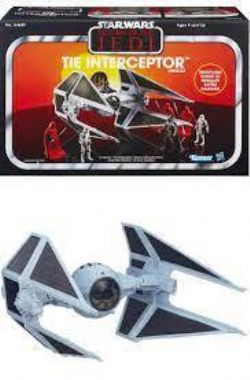 STAR WARS -  STAR WARS COLLECTION VINTAGE  TIE INTERCEPTOR ROTJ AMAZON EXCLUSIF MISB HASBRO OPEN BOX -  THE VINTAGE COLLECTION