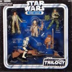 STAR WARS -  STAR WARS HASBRO ENDOR AMBUSH THE ORIGINAL TRILOGY COLLECTION ACTION FIGURE SET -  STAR WARS TRILOGYY COLLECTION