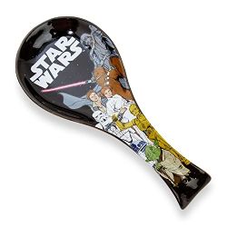 STAR WARS -  STAR WARS ORIGINAL TRILOGY CHARACTERS CERAMIC SPOON REST HOLDER