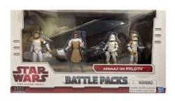 STAR WARS -  STAR WARS THE CLONE WARS BATTLE PACKS ASSAULT ON RYLOTH TARGET EXCLUSIVE NIB -  THE LEGACY COLLECTION