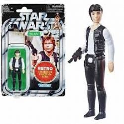 STAR WARS -  STAR WARS THE RETRO COLLECTION E4 A NEW HOPE HAN SOLO 3 3/4 INCH ACTION FIGURE -  RETRO COLLECTION