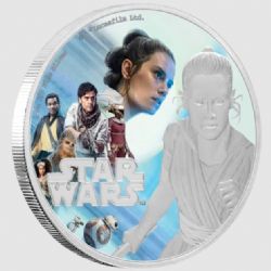 STAR WARS -  STAR WARS: THE RISE OF SKYWALKER™: REY™ -  2019 NEW ZEALAND COINS 01