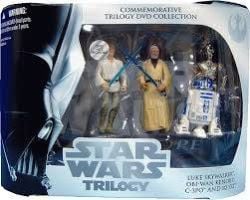 STAR WARS -  STAR WARS TRILOGY EPISODE IV DVD COLL. LUKE SKYWALKER OBI-WAN KENOBI C-3P0 R2-D2 -  STAR WARS TRILOGY