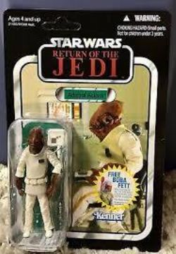 STAR WARS -  STAR WARS TVC VINTAGE COLLECTION VC22 REVENGE JEDI ADMIRAL ACKBAR 3.75 UNPUNCHED 22 -  THE VINTAGE COLLECTION VC22