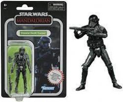 STAR WARS -  STAR WARS VINTAGE COLLECTION THE MANDALORIAN IMPERIAL DEATH TROOPER CARBONIZED -  VINTAGE COLLECTION