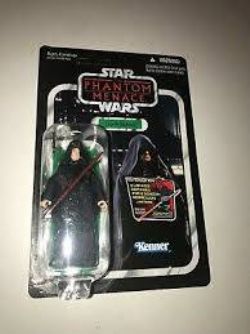 STAR WARS -  STAR WARS VINTAGE COLLECTION THE PHANTOM MENACE #VC79 DARTH SIDIOUS UNPUNCHED 79 -  THE PHANTOM MENACE VC79