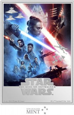 STAR WARS -  STAR WARS™ MOVIE POSTERS REPLICAS (LARGE FORMAT): THE RISE OF SKYWALKER™ -  2024 NEW ZEALAND COINS 09