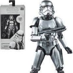 STAR WARS -  STORMTROOPER  CARBONIZED FIGURE (6 INCH) -  THE BLACK SERIES