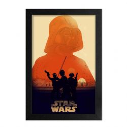 STAR WARS -  TATOONIE SUNSET - FRAMED PICTURE (13