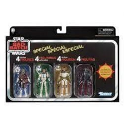 STAR WARS -  THE BAD BATCH - BAD BATCH 4 PACK FIGURINES (3.75