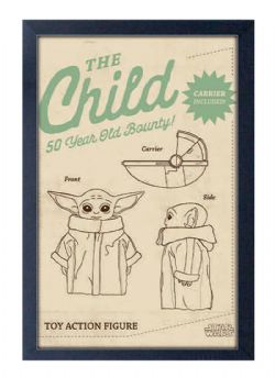 STAR WARS -  THE CHILD 50 YEAR FRAMED PICTURE (13