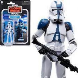 STAR WARS -  THE CLONE WARS - CLONE TROOPER (501ST LEGION) FIGURINE (3.75