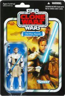 STAR WARS -  THE CLONE WARS - OBI-WAN KENOBI FIGURINE (3.75