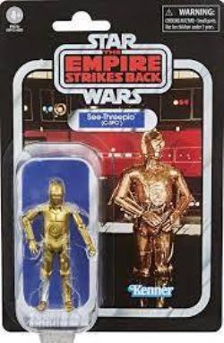 STAR WARS -  THE EMPIRE STRIKES BACK - SEE-THREEPIO (C-3PO) FIGURINE (3.75