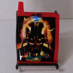 STAR WARS -  THE REVENGE OF THE SITH DARTH VADER WALLET AUTOGRAPHED BY MARK HAMILL