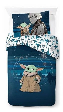 STAR WARS -  TWIN FULL COMFORTER WITH 1 PILLOW CASE -  THE MANDALORIAN