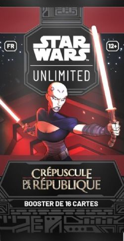 STAR WARS UNLIMITED -  CRÉPUSCULE DE LA RÉPUBLIQUE - PAQUET BOOSTER DRAFT (P16/B24) (FRENCH)