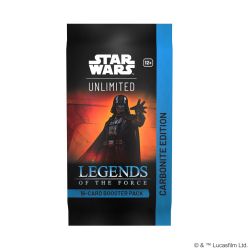 STAR WARS UNLIMITED -  LEGENDS OF THE FORCE - CARBONITE EDITION BOOSTER PACK (P16/B12)(ENGLISH)