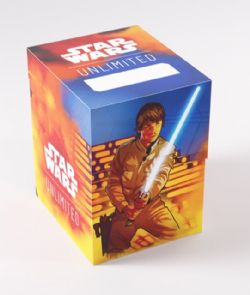 STAR WARS UNLIMITED -  PLASTIC DECK BOX - LUKE / VADOR (60) -  GAMEGENIC