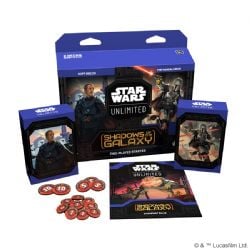 STAR WARS UNLIMITED -  SHADOWS OF THE GALAXY - TWO PLAYER STARTER DECK (ENGLISH)***LIMIT OF 1 DECK PER CUSTOMER***