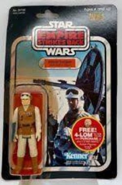 STAR WARS -  VINTAGE KENNER STAR WARS REBEL SOLDIER FIGURE CARD 47 BACK MOC LOT! ESB 1982 4-LOM OFFER -  THE POWER OF THE FORVE