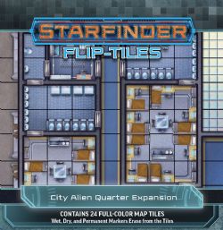 STARFINDER -  CITY ALIEN QUARTER -  FLIP-TILES