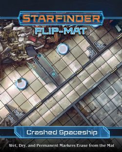 STARFINDER -  FLIP-MAT -CRASHED STARSHIP -  FLIP-MAT