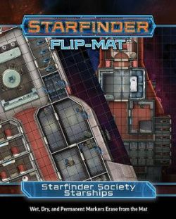 STARFINDER -  FLIP-MAT -STARFINDER SOCIETY STARSHIPS -  FLIP-MAT